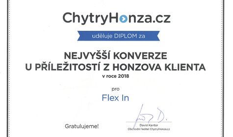 Ocenění pro Flex IN